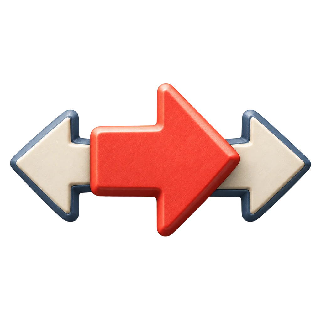 Middle Arrow